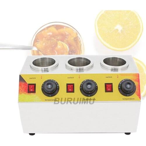 Commercial Electric Hot Chocolate Filling Bottles Warmer Cheese Sauce Food Warmer Jam Dispenser Melter Machine