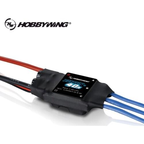 Original Hobbywing FlyFun V5 Serise 30A 40A 60A 80A 120A Brushless ESC 3-6S Lipo with DEO Function for Multirotors Drone ESC