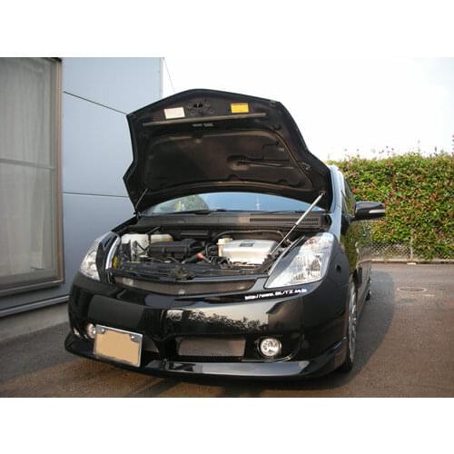 For 2003-2011 Toyota PRIUS NHW20 Front Hood Bonnet Gas Struts Lift Support Shock Damper Carbon Fiber
