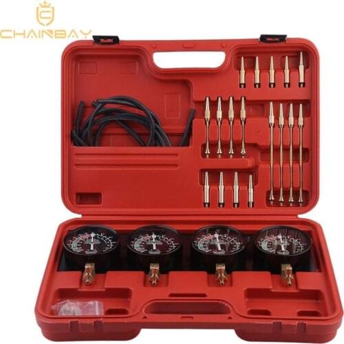 Portable Fuel Vacuum Carburetor Synchronizer Universal Motorcycle Adjust Setting Tool Auto Diagnostic Set Carb Sync Gauge Kit