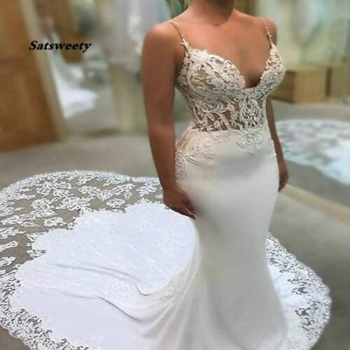 Satsweety Sleeveless Wedding Dresses