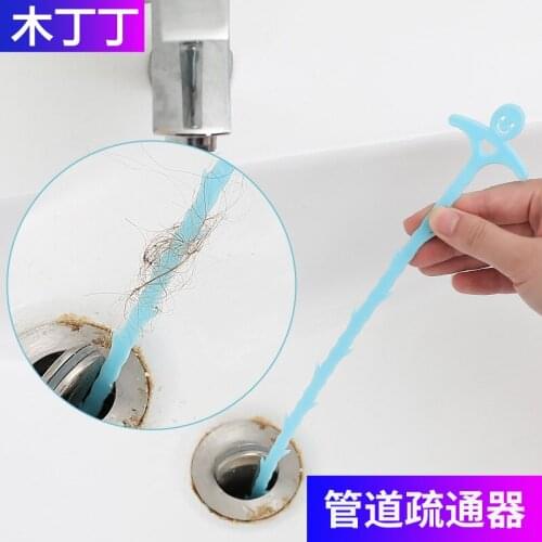 Pipe dredge drain outlet sewer cleaning hair artifact to prevent blockage