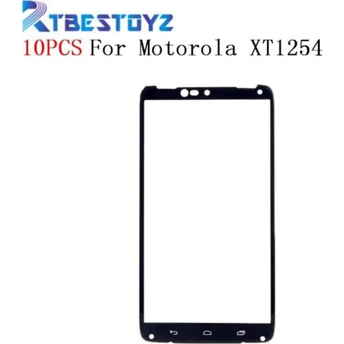 RTBESTOYZ 10PCS/lot Outer Screen Glass Lens Replacement For Motorola Droid Turbo XT1254