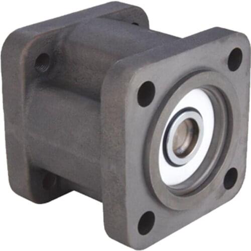 Casting iron check valve is suggested to be installed at discharge and suction of screw compressor to prevent reversed running