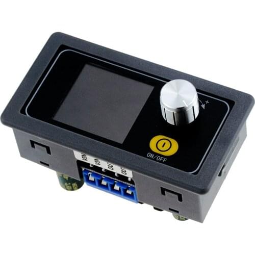 1PCS DC-DC Buck Converter CC CV Power Module 0.6-36V 5A Adjustable Regulated Power Supply Voltmeter Ammeter CNC Color Screen 80W