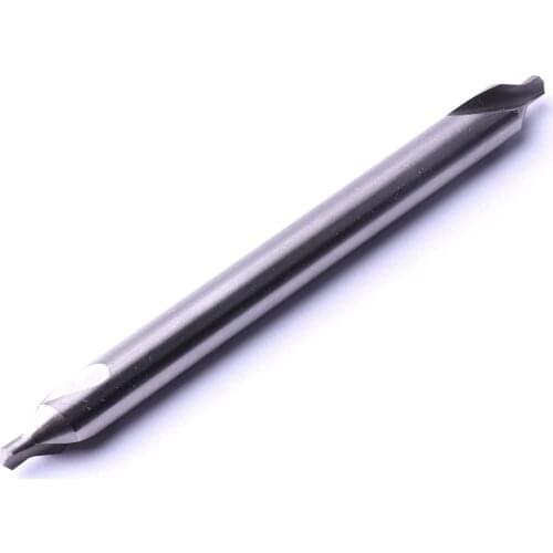 1 Pcs Professional HSS Metalworking Center Drills 3mm Drill Tip Diameter Length 100mm Silver Tone Center Drill Bit Tool