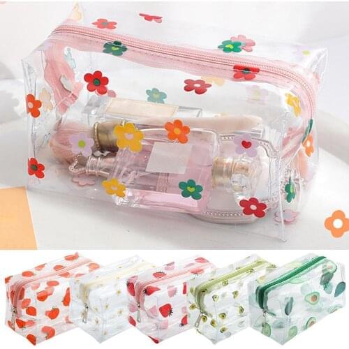 1 Pc Transparent Big Pencil Case PVC Waterproof School Pencil Gift Supplies School Stationery School To Pencil Back Box Bag I4N9