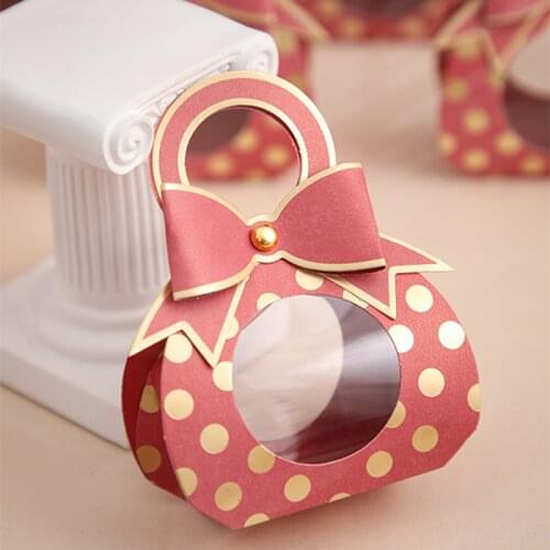 10/20/50Pcs Nipple PVC Windows Gift Boxes Baby Shower Wedding Birthday Party Candy Dragee Communion Decor Packaging Bonbonniere