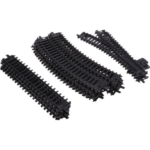 26x DIY Accessory 1/87 HO Plastic Model Train Railroad Rail Tracks Kits Gift