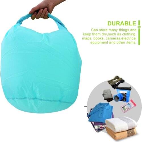 3 Pcs/Set Portable 8L 40L 70L Waterproof Dry Bag Sack Storage Pouch Bag for Camping Hiking Trekking Boating Use