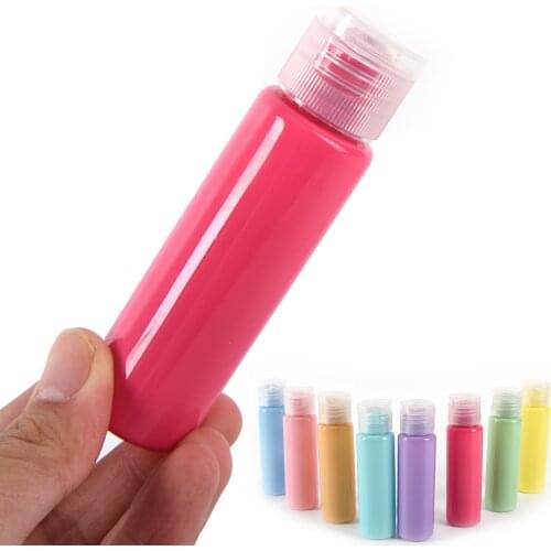 30ML Travel Perfume Bottle Refillable Atomizer Bottle Empty Spary Candy Plastic Bottles Macaron Refillable Bottle Set