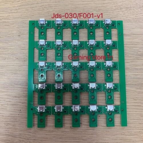 30pcs for PS4 Controller Micro USB Charging Socket Board REV F001-V1 JDS-030