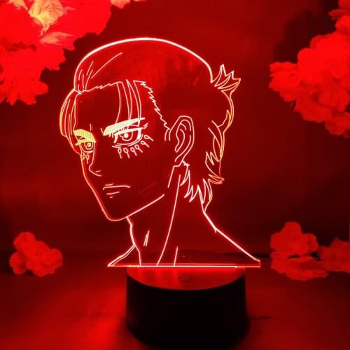 Harajuku anime Final Season Attack on Titan Kawaii Room Decor Manga Figure LED Lighting Gift for Otaku Friends Xmas Holiday