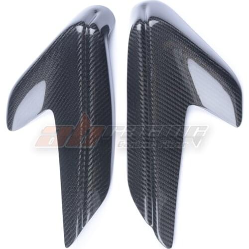 Tank Corner Guard Slider Side Cover Protector For Ducati 749 999 2003-2006 Carbon Fiber Twill Glossy