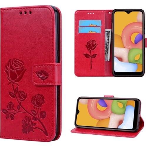 For Samsung Galaxy A01 2020 Case Luxury PU Leather Wallet Magnetic Flip Case Cover For Samsung A01 A 01 A015F SM-A015F Phone Bag