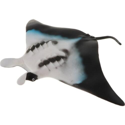 Wild Forest Farm Manta Ray Fish Statues Action Figure Animals Models Pet