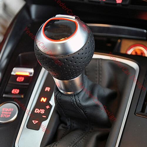 Gear Shift Knob Shift Lever Handle Head for Audi RS 3 RS4 RS5 A3/S3/Q3/S6 Golf 6/7 GTI Automatic Transmission