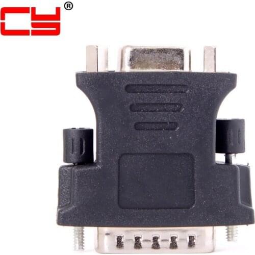Jimier LFH DMS-59pin Male to 15Pin VGA RGB Female Extension Adapter Converter for PC Graphics Card