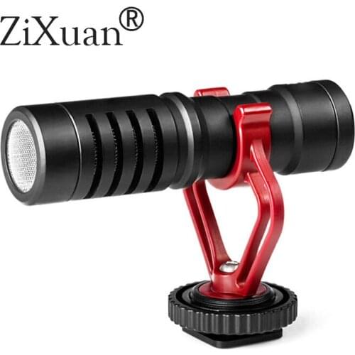 Compact On-Camera Video Microphone Universal Interview Recording Mic For IOS For Android Smartphone For DSLR Cameras