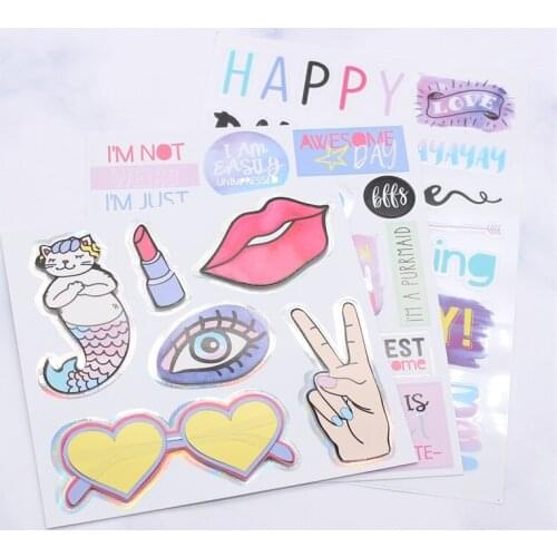 KSCRAFT Hello Summer Self- adhesive Sticker for Scrapbooking/ DIY Crafts/ Card Making Decoration