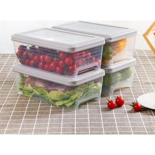 Kitchen Supplies Refrigerator Storage Box Food Grade Food Storage Box Drawer Refrigerator Freezer Plastic Box