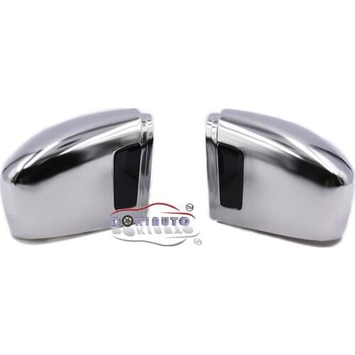 Matt Chrome Silver Mirror Case Covers & Side Assist Light FOR VW PASSAT B7 CC 35D 949 145 / 6 35D949145 / 6