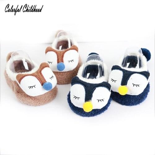 Cute baby floor socks Lovely Newborn toddler Kids Boys Girls Cartoon Ankle Sock Xmas Gift Non-slip terry children socks 0 to 5t