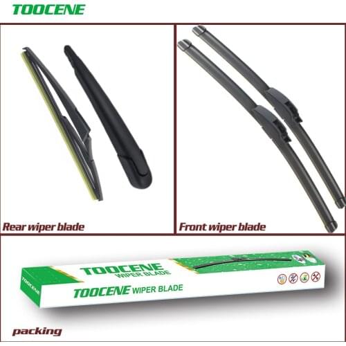 Front and Rear Wiper Arm And Blade For Renault Megane MK 2 2002-2006 Windshield windscreen wiper Car Accessories 24+18+9