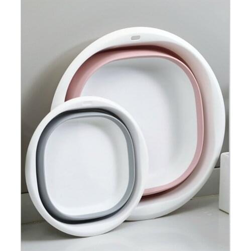 Plastic Folding Sinks Portable Sinks Folding Bathtub Bathroom Kitchen Accessories Folding Sink Two Models Folding Laundry Tub