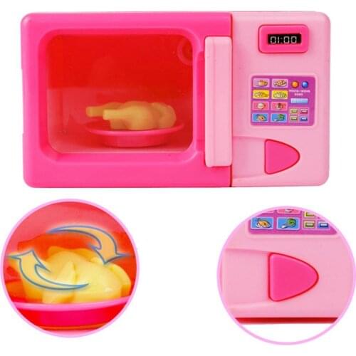 Portable Simulation Microwave Toy Kids Children Electric Food Boy Girl Gift
