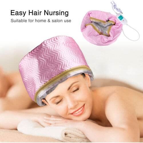 Thermo-cap for Hair Gorro Termico Para Cabello Tratamiento Hair Steamer Cap Nurse Hair Cap Household Hat Hair Care Hair US Plug