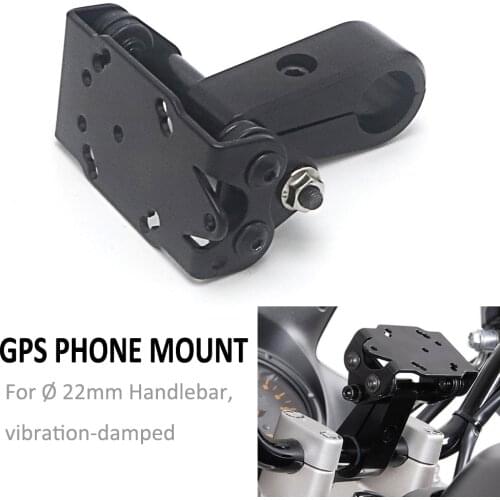 Universal Mobile Phone GPS Navigaton Bracket USB Wireless Charging Stand For Ø 22mm Handlebar NEW Motorcycle Phone Mount Holder