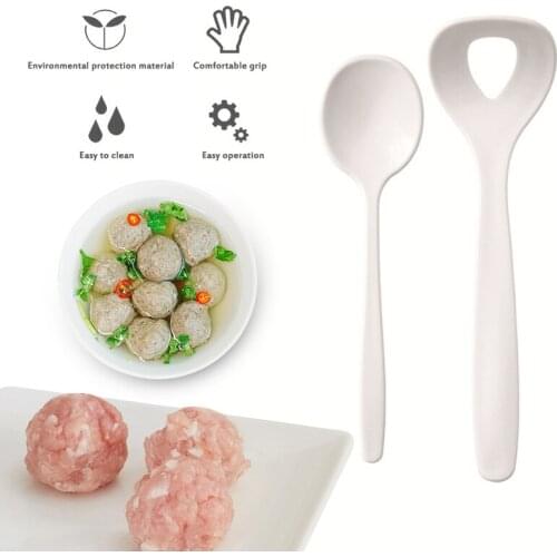 1 Pcs Creative Meatball Maker Spoon Useful Stainless Steel Non Stick DIY Meat Ball Mold Kitchen Gadget Utensil