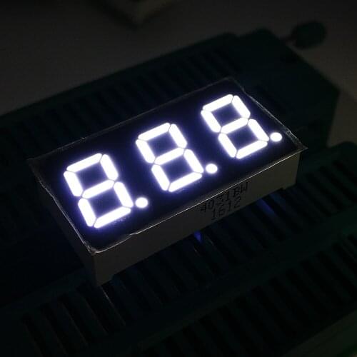 10PCS New and original 3 Bit 0.4 inch Digital Tube LED Display white Light 7 Segment Common Anode