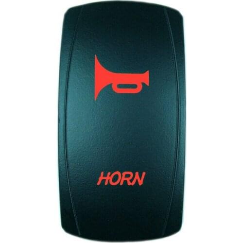 12-24V Car HORN 12V 20A Toggle Rocker Switch Blue LED Light 5Pin ON OFF