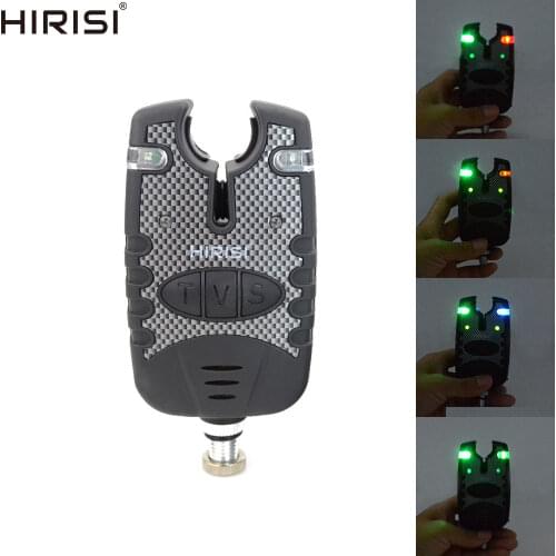 2pcs LED Fishing Adjustable Volume Tone Sensitivity Alarms Indicators Bite Alarm