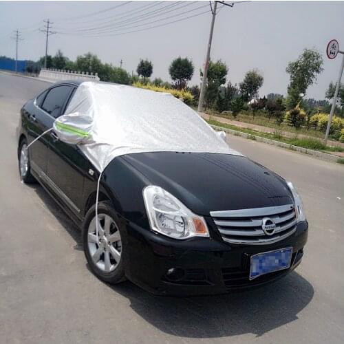 Aluminum Film Car Windscreen Cover Sun Shade Protector Winter Snow Ice Rain Dust Frost Guard For Camry Civic Altima Mondeo CRV