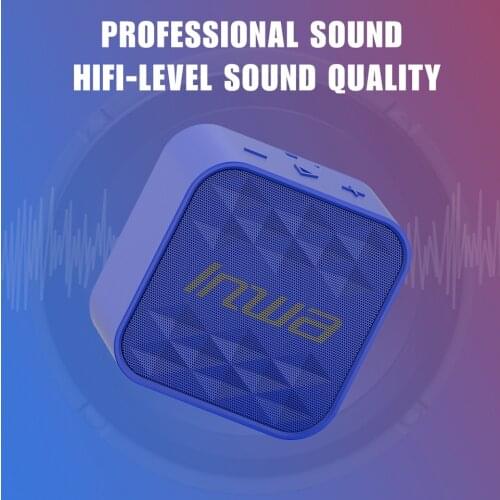 HIFI 5W Wireless Bluetooth Speaker Mini Sound Blaster Portable Outdoor IPX7 Waterproof Stereo Music Center Support TF Card/AUX