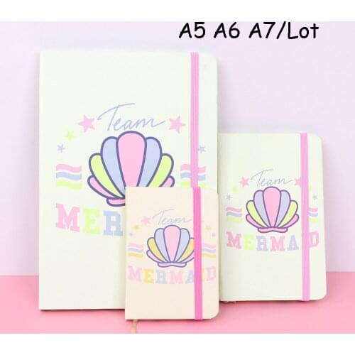 3 Pack A5 A6 A7 Journal Cute Cartoon Hardcover Notebook for Planner Notes RemindersStudent Office School Supplies Stationery