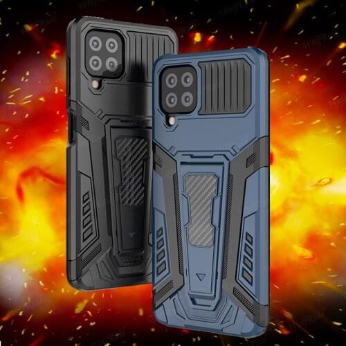 Phone Cover For Samsung Galaxy A22 Case For Samsung A22 Capas Shockproof Stander Kickstand Cover For Samsung M12 A12 A22 Fundas