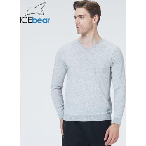Icebear 2021 new fall high quality mens sweater casual male pullover brand apparel mens clothing 1804