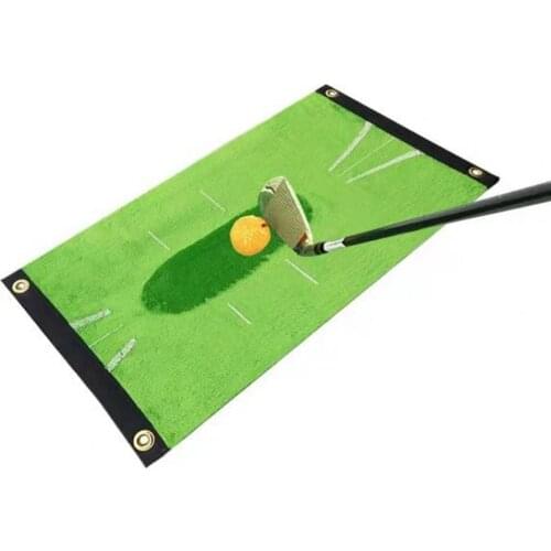 Golf Mat Portable Eco-friendly Velvet Golf Batting Mat Portable Golfing Cushion Outdoor Sports Training Aid Pad Golf Training Ai