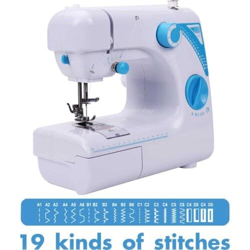 Multifunction Portable Sewing Machine Beginner Foot Pedal Repair Tool DC Power Mini Electric Household Knitting Cross Stitch