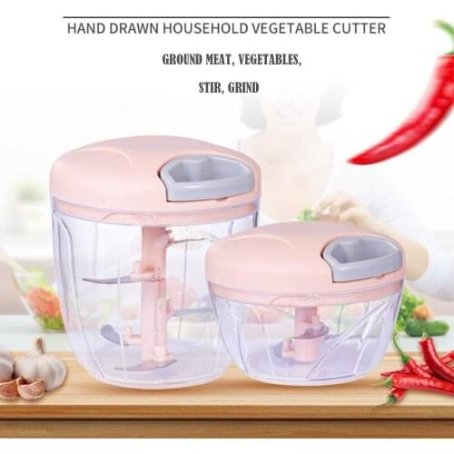 Multifunction Manual Meat Grinder Chopper High Speedy Design Vegetable Fruit Twist Shredder Hand Garlic Cutter Kitchen Tools