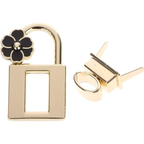New Metal Clasp Turn Lock Twist Locks for DIY Handbag Craft Bag Purse Hardware