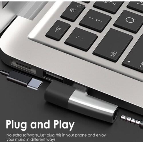 Usb Type C To 3.5mm Aux Jack Audio Adapter Headphones Convertor For Samsung Galaxy S21 Ultra Note 20 Plus Tab S7+ Huawei Xiaomi