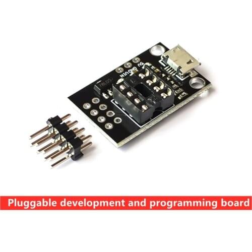 T42 ATtiny13A/ATtiny25 /ATtiny45/ATtiny85 pluggable development and programming board