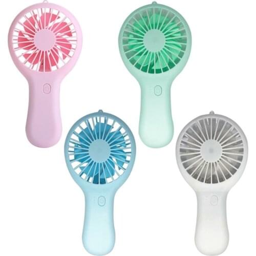 Portable Handheld Mini Air Cooler Silent Fan USB Rechargeable Small Personal Cooling Tools for Home Office Outdoor