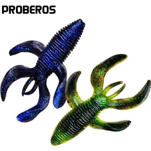 PROBEROS Soft Lures Silicone Bait 5 Color Soft Baits 10cm Fishing baits 11.5g fishing lure Swimbait Wobblers Artificial Tackle