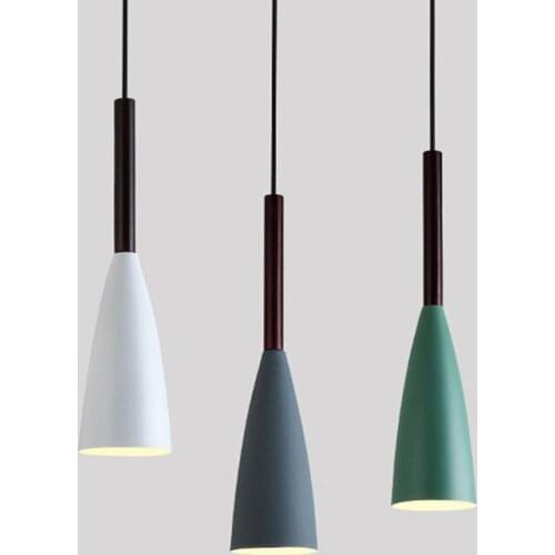 Nordic Simple Pendant Light E27 LED Modern Led Hanging Lamp for Bedroom Living Room Lobby Restaurant Bar Art Creative Lightings